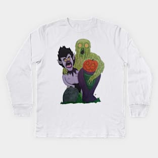 Monster Sqaud Kids Long Sleeve T-Shirt